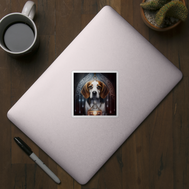 Enigmatic Beagle by Enchanted Reverie